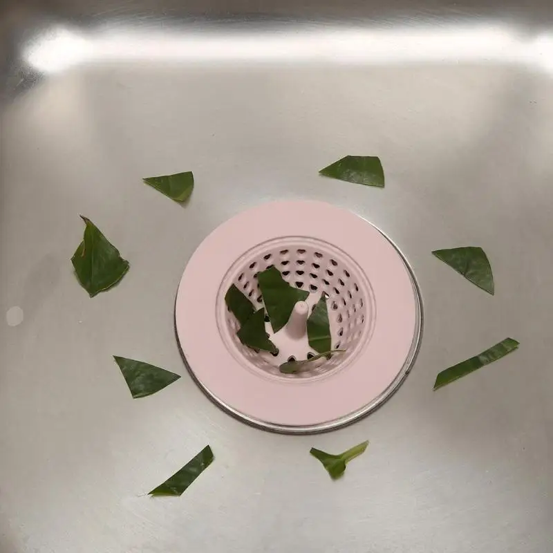 Круглая силиконовая раковина ситечко фильтр затычка для раковины трапных волос Catcher предотвращает блокирование ванная комната кухонные аксессуары
