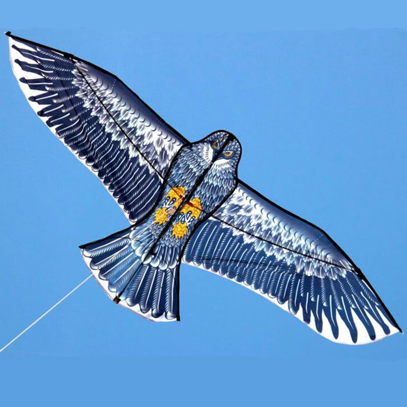 

High Quality Outdoor Sports 1.5m Eagle Kite With Handle and 50m Line Easy Control Flying