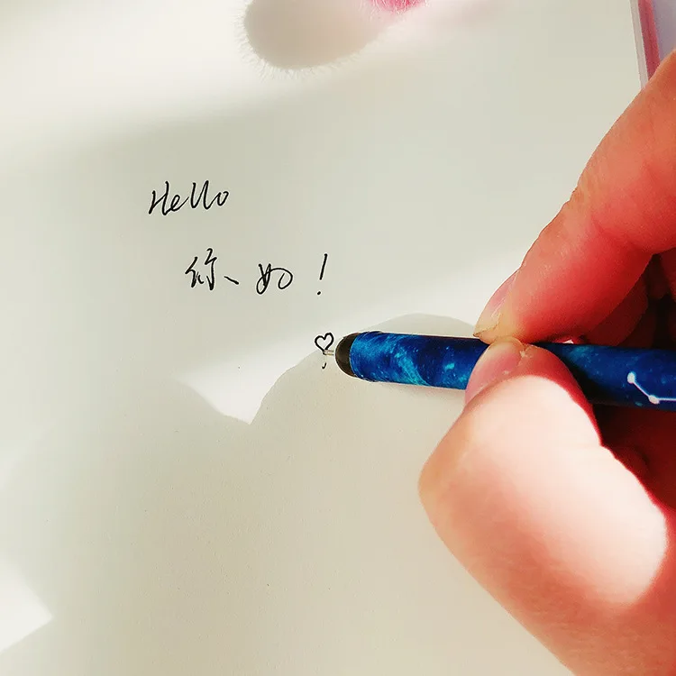 1 шт. Милая гелевая ручка с подвеской в виде созвездия Kawaii 0,5 мм, черная ручка с чернилами, канцелярские принадлежности, подарки, Caneta, офисные школьные принадлежности