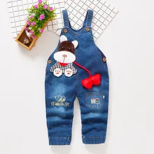 Комбинезоны для малышей; штаны; брюки; джинсовый комбинезон для малышей; Bebe; джинсы для мальчиков и девочек; брюки для малышей; сезон весна-осень