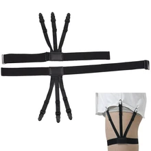 1 пара, Мужская Облегающая рубашка, подвязки, подтяжки, Регулируемая Мужская рубашка, подтяжки, держатель подвязки, Нескользящие запорные зажимы