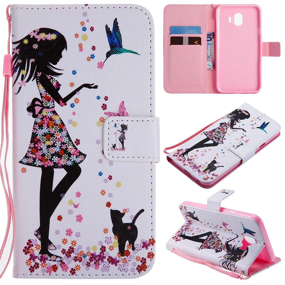 Кожаный чехол книжка для Samsung Galaxy Note 4 5 8 9 J1 J3 J5 J7 2016 J710 J510 J320 Core S5 mini S6 Edge Plus бумажник