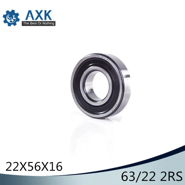 63/22 2RS нестандартные шарикоподшипники 225616 22*56*16 мм подшипник ABEC 1 ( 2 шт.)|Валы| |