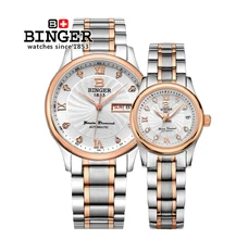 Genuine Binger font b watches b font for men and font b women b font couple