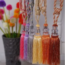 Высокое качество Европейский Шторы Ленточки Роскошные Шторы кисточкой подхваты для штор для окна Шторы декоративные Интимные аксессуары. D248