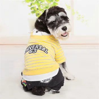 

2018 Fashion Cute Winter Pet Dog Clothes Leisure Sports Four Feet Clothes for Small and Large Dog Coats Jackets (blue,yellow)