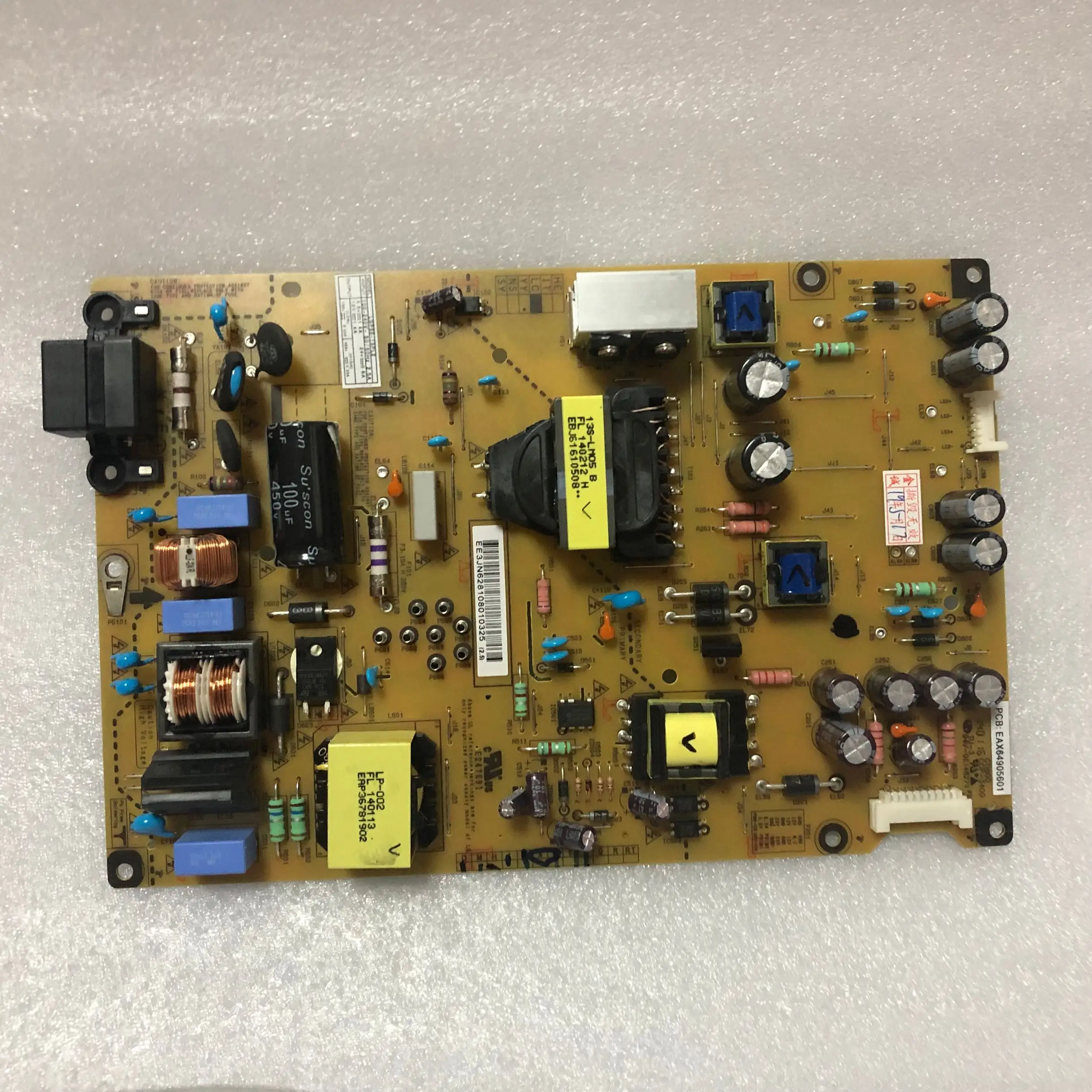 

Бесплатная доставка, оригинал, 100% тестирование для LG 55LN5400-CN 55LA6200-CN, плата питания LGP55-13PL2 EAX64905601