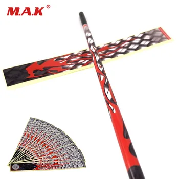 

12 pcs Arrow Shaft Skin Stickers Double-sided Adhesive Arrow Wraps Fletching DIY Arrow for Archery Hunting Shooting