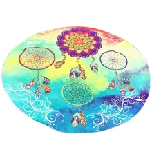 KANCOOLD круглое, печатное хиппи гобелен Лето загорать пляжное покрывало для пикника коврик с Полотенца Одеяло