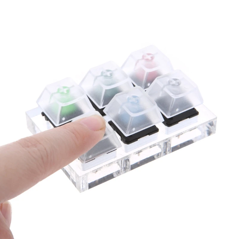 Механическая клавиатура Clear Key caps 6 Key caps Swit6X Тестер Комплект для Cherry MX