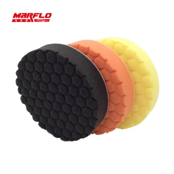 

Car Paint Care Polishing Sponge Pad Remove Moderate For Both Rotary and DA Polishers Use High Qaulity MARFLO by Brilliatech