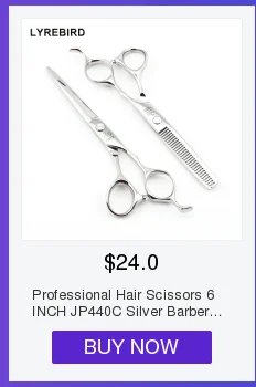 Профессиональные ножницы для волос 5,5 дюймов или 6 дюймов 180 градусов Поворотная рукоять Парикмахерские ножницы lyrebird Высший