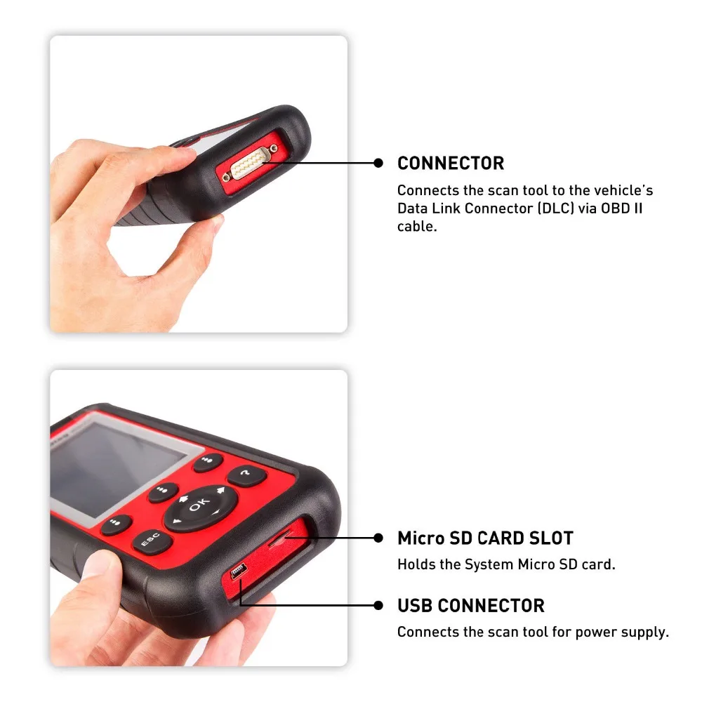 Autel MD808 Pro All System OBD2 Scanner Car Diagnostic Tool  Combination of  Engine,Transmission better than Launch x431