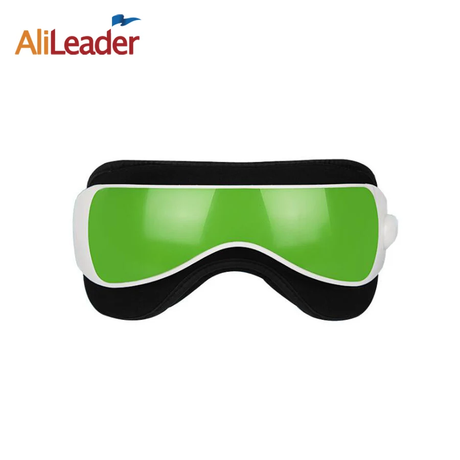Alileader устройство для защиты глаз массажер для глаз воздушный давление очки музыка беспроводной прибор для улучшения кожи вокруг глаз Рубин Вибрация инфракрасный нагреватель - Цвет: Армейский зеленый