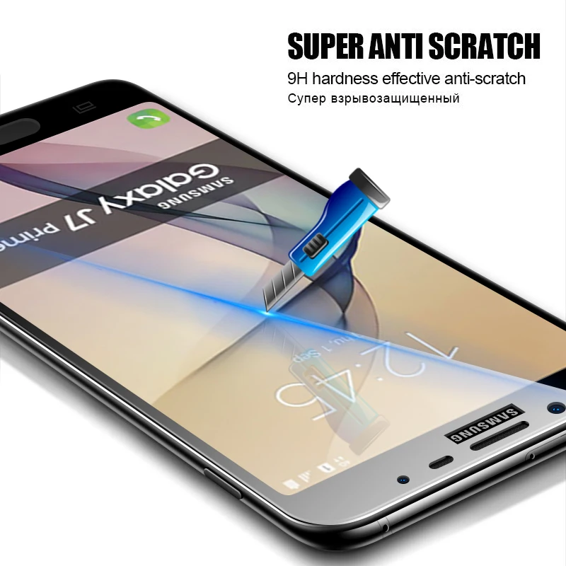Защита экрана для Samsung Galaxy J7 J5 J2 Prime 2 2018 закаленное стекло J 7 5 7prime защитное пленка
