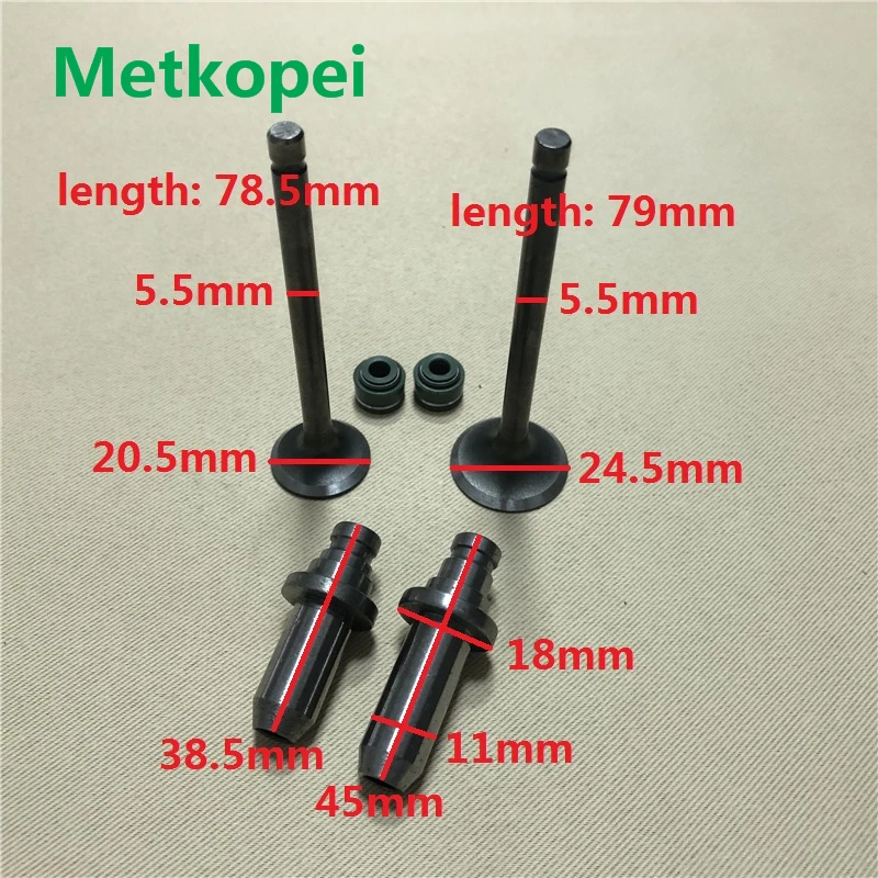 CBT125 engine valve -oil seal-guide (1)