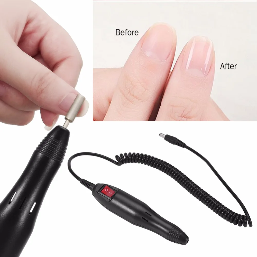 

20000RPM Electric Nail Drill Pen Handle for Professional Nail Manicure Machine Nail Pedicure File Replacement Pen Polish Drill