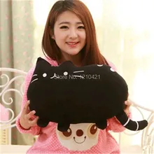 1 шт. 40 см x 30 см милый мультфильм Кот с большой мордочкой диванные подушки разной формы мягкие плюшевые офисные домашнее украшение для дивана Декор