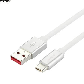 

STOD USB Type C Cable SuperCharge 5A 2M 6.6ft Sync Data Fast Charging For Huawei Mate 9 10 20 P 10 20 30 Pro Honor USB-C Wire