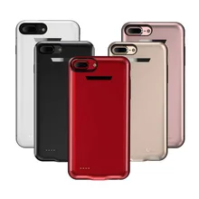Universal Ultra-thin battery charger case portable Protective power bank Case Built-in Magnetic Plate for iphone 6 6s 7 8 plus