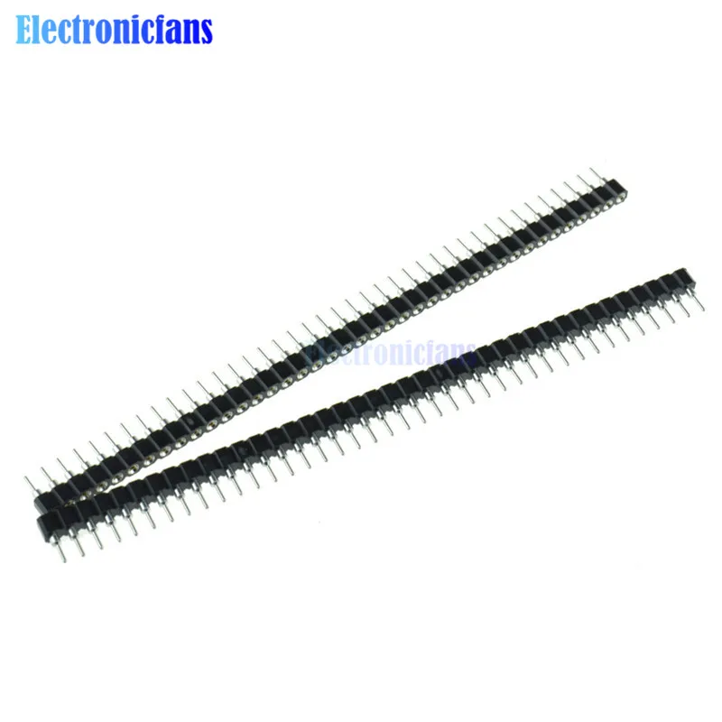 

10Pcs Single Row 40Pin 2.54mm Round Female Pin Header