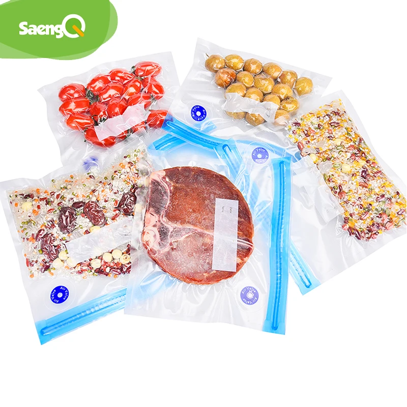 

saengQ USB Household Food Vacuum Sealer Packaging Machine Sealer Handheld Vacuum Packer Send 6Pcs Zipper Vacuum Sealer Bags
