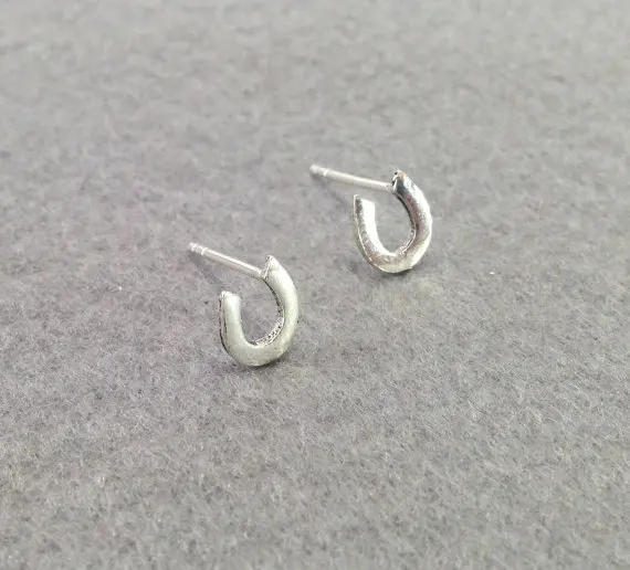 1 пара модные серьги гвоздики в форме подковы|horseshoe stud earrings|fashion earringsstud earrings |