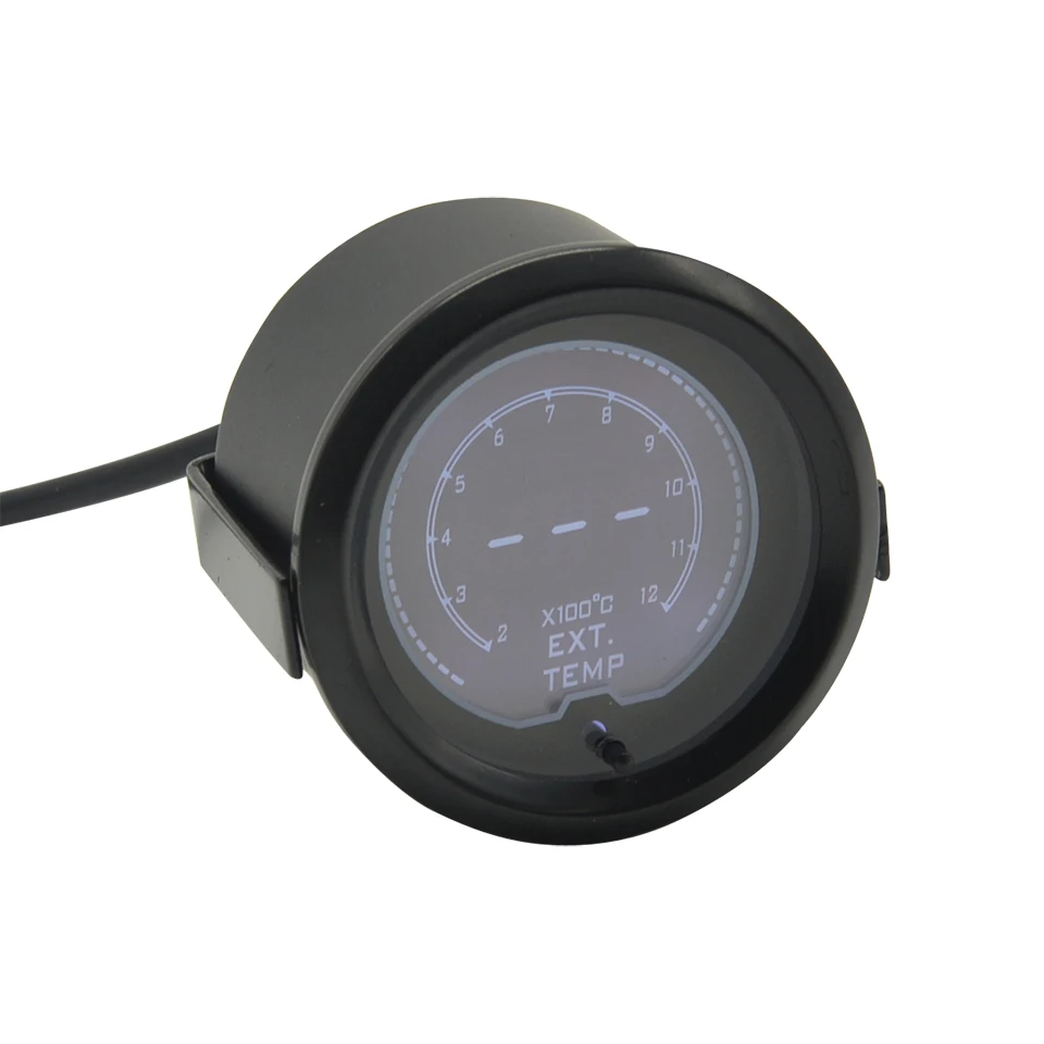 Dragon gauge 52 мм(2 дюйма) автомобильный Ext Temp Gauge lcd 7 цветов подсветка цифровой датчик температуры выхлопных газов EGT с датчиком