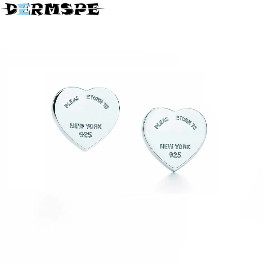 

DERMSPE TIFF 925 Sterling Silver For Radiant Teardrops Earrings Clear CZ Pedras De Cristal De Noiva Casamento