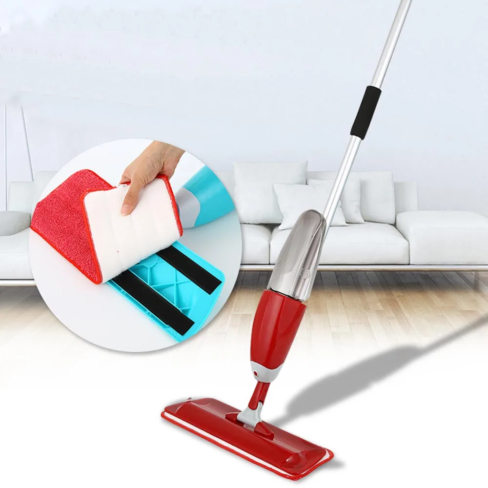 2017 washable reusable microfiber mop head Practical Household Dust