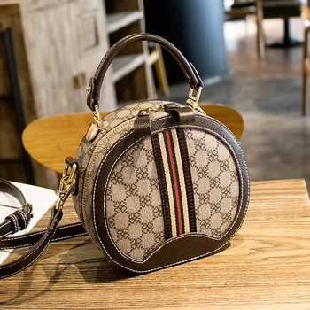 

Mini Circular Crossbody Bags For Women 2019 Shoulder Bags Luxury Brand Bag Designer Handbags Small Female Messenger
