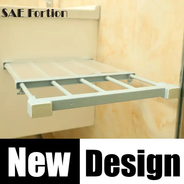 Best Offers SAE Fortion White Mutifunctional Storage Shelf Rack Adjustable Kitchen Cabinet Clothes Storage 8 size Drying Rack For Clothes