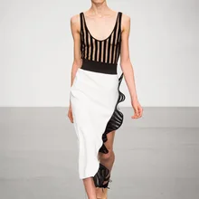 Новинка, летнее женское платье, опт, черное Сетчатое платье с белой повязкой, вечерние платья, Прямая поставка, платье+ костюм