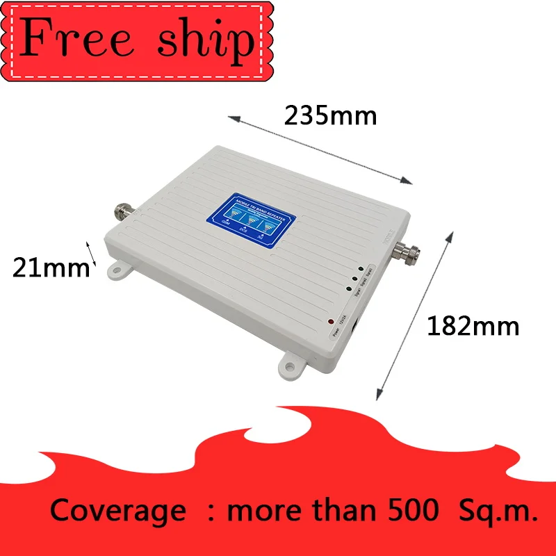  TFX-BOOSTER 2G/3G/4G Mobile Cellular Signal Repeater Triple band GSM 900 LTE DCS 1800 WCDMA 2100mhz