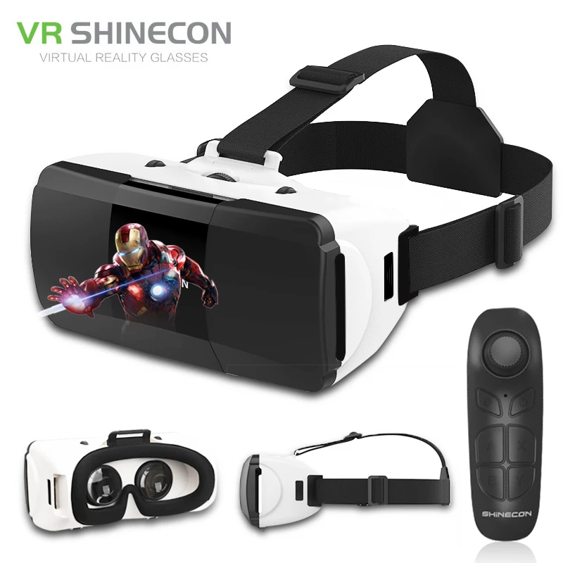 VR Shinecon Pro, виртуальная реальность, 3D очки, VR, Google Cardboard, гарнитура, очки, виртуальная для 4-6,0 дюймового телефона