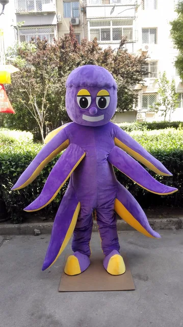 Octopus Mascot Sqiud Costume Custom Anime Cosplay Kits Mascotte