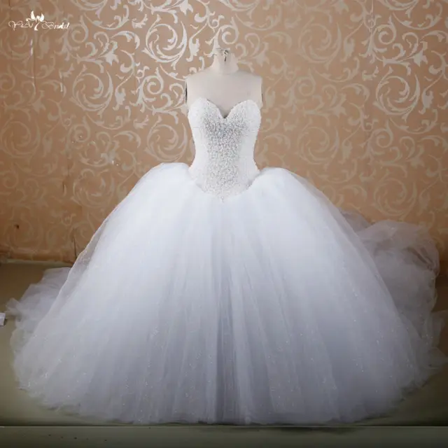 Rsw607 Puffy Princess Cathedral Royal Train Red Ball Gown Rsw607 Puffy Princess Cathedral Royal Train Red Ball Gown Bridal Wedding Gowns With Diamonds
