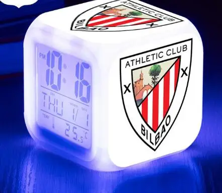 Светодиодные часы La Liga с будильником для футбольной команды/клуба цифровые