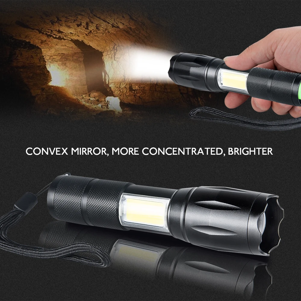18650 Battery 4 Modes LED Flashlight Linterna Torch High Lumens Waterproof Multifunctional Outdoor Camping Night Lighting (10)