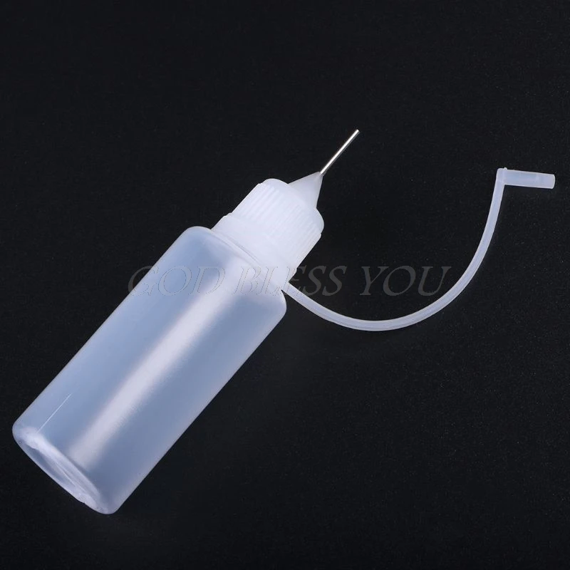 Dropper Bottle 1Pcs 10-50ml Empty Plastic Needle Tip Childproof Cap Liquid Juice Bottles