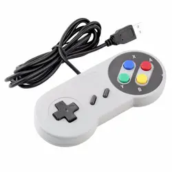 2 шт./лот игровой контроллер для супер SNES USB классический геймпад для ПК Mac игры для Win98/ME/2000 /2003/XP/Vista/Windows7/8/Mac OS