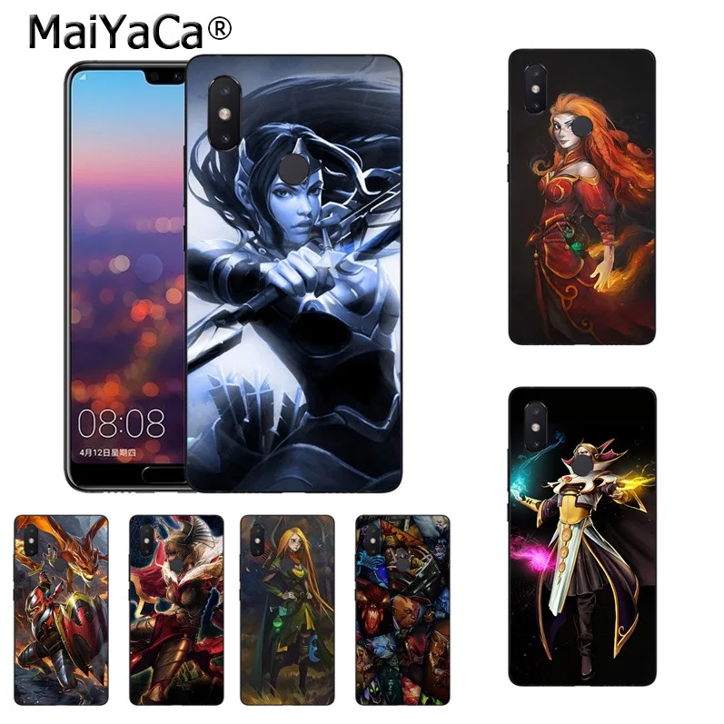 MaiYaCa dota 2 heroes силиконовый черный мягкий ТПУ чехол для телефона xiaomi mi 8se 6 note3 redmi 5 5plus