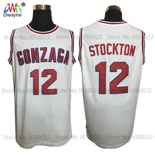 

2017 Mens Dwayne Cheap Throwback Basketball Jersey John Stockton Jersey #31 GONZAGA BULLDOGS College Vintage Basket Jerseys