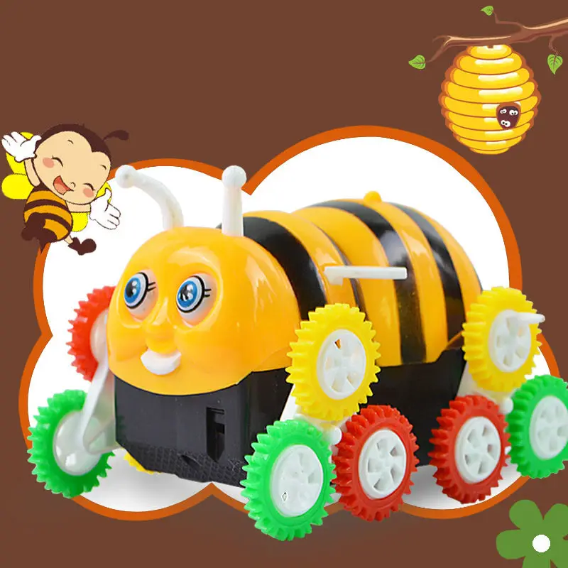 Лидер продаж 2016 года Электрический пчела игрушки 12 колеса Опрокидываемый ковш электрический игрушечный автомобиль маленький Bee модель stunt