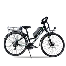 700c Electric travel bike Electric assistance road bicycle double battery 200km long rang 48V 250w high speed motor ebike