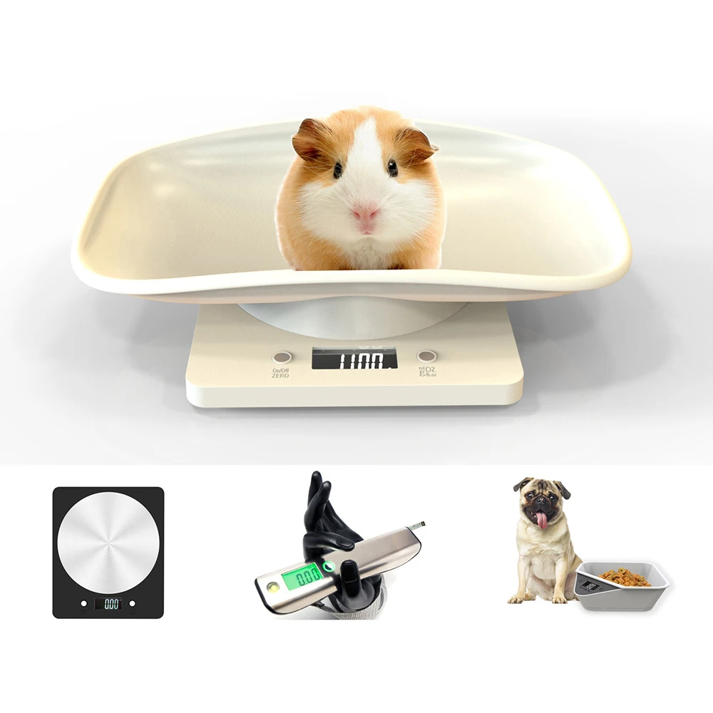 

1 PC Plastic Electronic Digital Baby Pet Scale Infant Pet Body Weighing Tools HD LCD Display Measure Tool