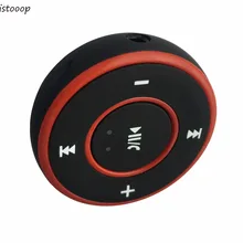 Elistoooop 3,5 мм AUX аудио стерео музыкальный плеер адаптер Громкая связь круглый зажим беспроводной Bluetooth аудио приемник адаптер для дома