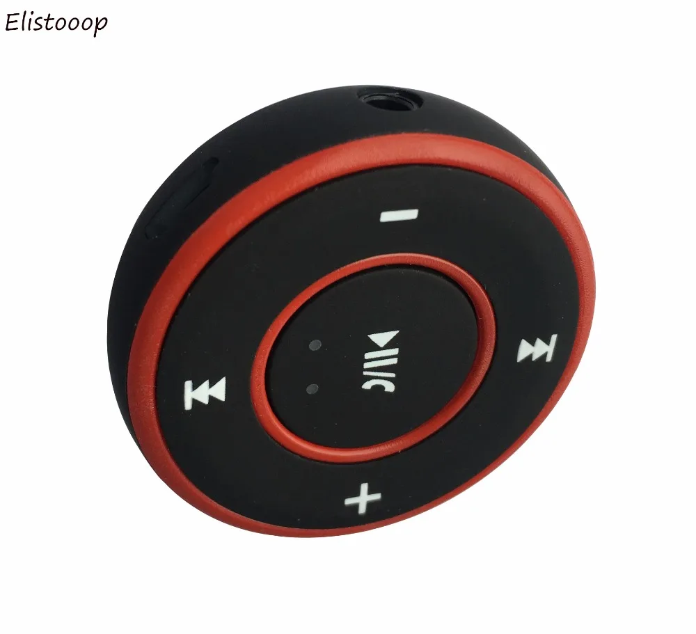Адаптер для стереоплеера Elistooop 3 5 мм AUX с круглым зажимом беспроводной bluetooth