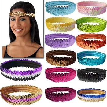 

2019 Sequin Headbands 32 color
