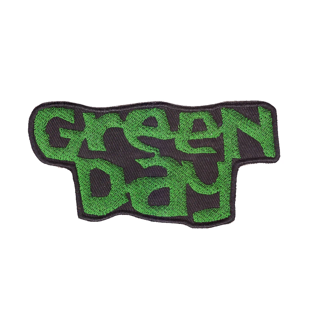 Green day Rock Band Clothes Patch Embroidered Cartoon Iron On Sew On